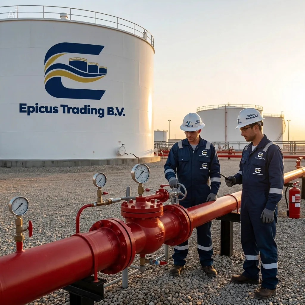 Epicus engineers inspecting pipeline valves